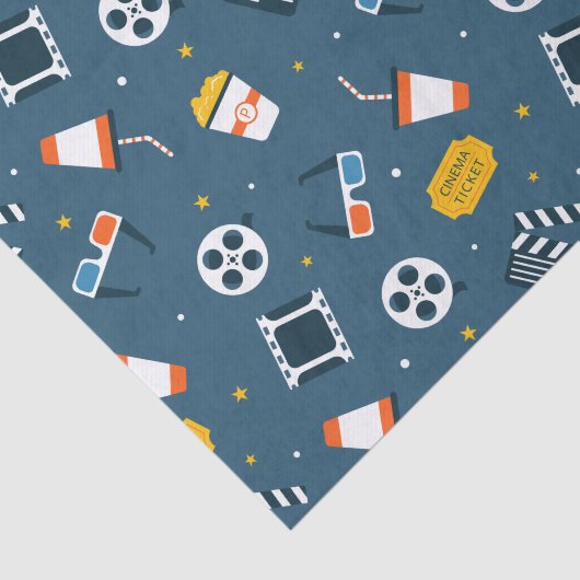 Kinoabend Iconic Family Fun Dunkel Seidenpapier (Ausschnitt)