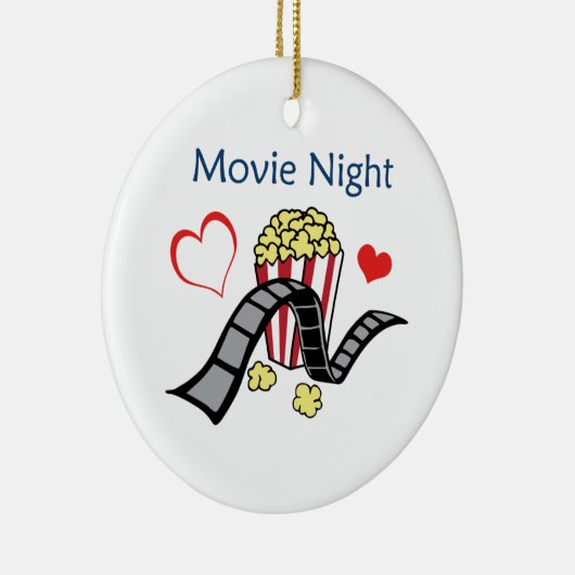 Kinoabend Keramik Ornament (Rechts)