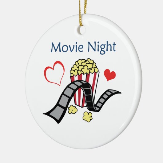 Kinoabend Keramik Ornament (Links)