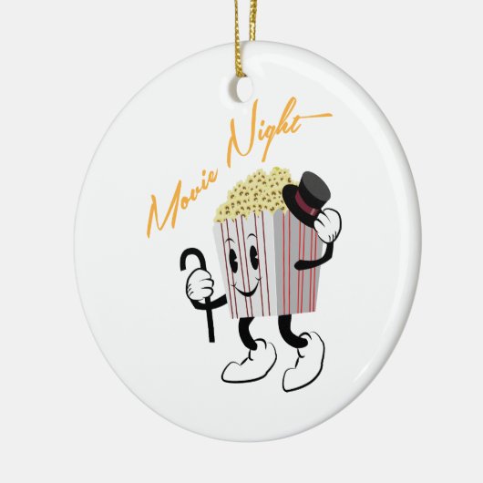 Kinoabend Keramik Ornament (Links)