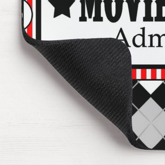 *Kinoabend* Kinoticket Mousepad (Ecke)