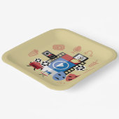 Kinoabend-Partyplatte Pappteller (Gewinkelt)