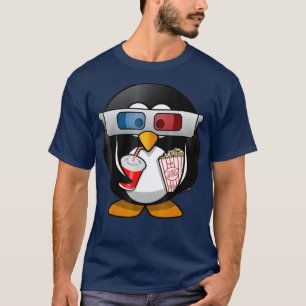 Kinoabend Pinguin - süße Tier T-Shirt