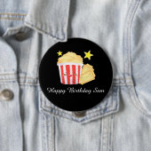 Kinoabend Popcorn und Tickets Button (Beispiel)