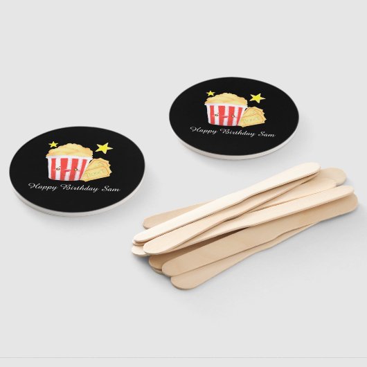 Kinoabend Popcorn und Tickets Fächer (Non-assembled)