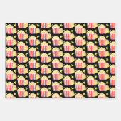 Kinoabend Popcorn und Tickets Geschenkpapier Set (Vorderseite 2)