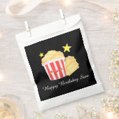 Kinoabend Popcorn und Tickets Geschenktütchen (Ausgeschnitten)