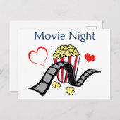 Kinoabend Postkarte (Vorne/Hinten)