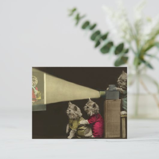 Kinoabend Postkarte (Stehend Vorderseite)