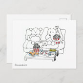 Kinoabend Postkarte (Vorne/Hinten)