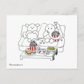 Kinoabend Postkarte (Vorderseite)