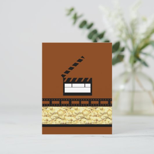 Kinoabend Postkarte (Stehend Vorderseite)