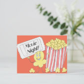 Kinoabend Postkarte (Stehend Vorderseite)