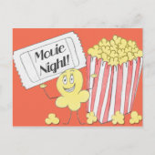 Kinoabend Postkarte (Vorderseite)