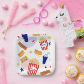 Kinoabend-Teller Pappteller (Party)