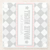 *Kinoabend* Ticket-Untersetzer Glasuntersetzer (Rückseite)