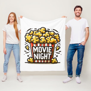 Kinoabend-Vergnügen Spielzeug-Popcorn Fleecedecke