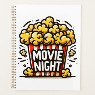 Kinoabend-Vergnügen Spielzeug-Popcorn Planer