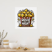 Kinoabend-Wunderbare Popcorn Poster (Küche)
