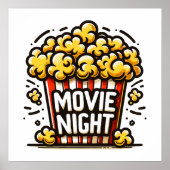 Kinoabend-Wunderbare Popcorn Poster (Vorne)