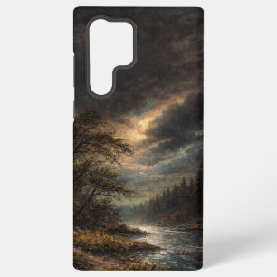 Kinoartige, stimmungsvolle Bergfluss-Szene Samsung Galaxy Hülle