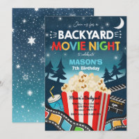 Kinofilm "Backyard Night Birthday Movie" unter dem