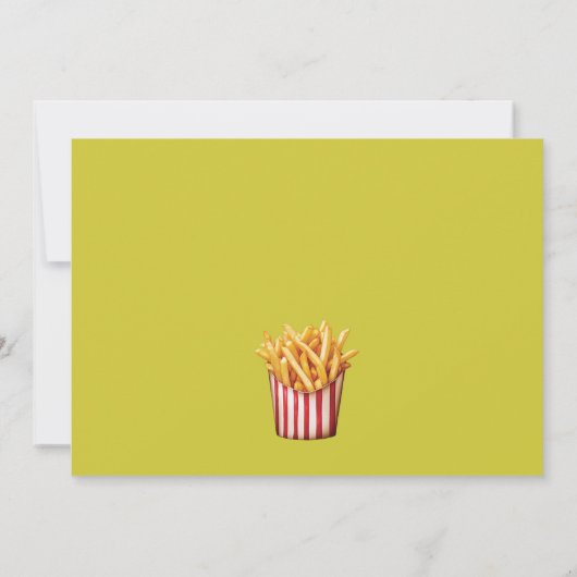 Kinofilm Night extravaganza Retro Personalisiert Dankeskarte (Rückseite)