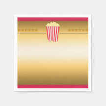 Kinofilm Popcorn Ticket Geburtstagsparty