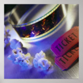 Kinofilm, Popcorn & Tickets Poster (Vorne)