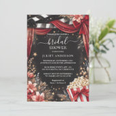 Kinofilm Ticket am beliebtesten Brautparty Einladung (Stehend Vorderseite)