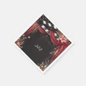 Kinofilm Ticket am beliebtesten Brautparty Serviette (Ecke)