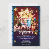 Kinofilme Filmabend Geburtstagsparty Einladung (Vorderseite)