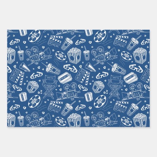 Kinofilme Wrapping Paper Set 3 Geschenkpapier Set (Vorderseite 2)