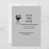 Kinofilmstreifen Save The Date (Rückseite)