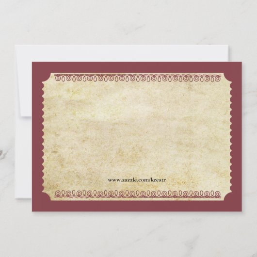 Kinokarte Einladung (Rückseite)