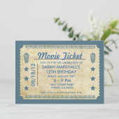 Kinokarte Einladung (Stehend Vorderseite)