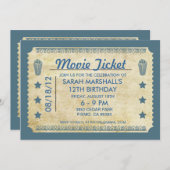 Kinokarte Einladung (Vorne/Hinten)