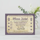 Kinokarte Einladung (Stehend Vorderseite)