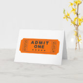 Kinokarte Karte (Gelbe Blume)