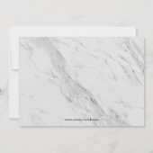 Kinokarte / Marmor Einladung (Rückseite)