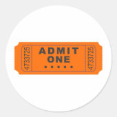 Kinokarte Runder Aufkleber (Vorderseite)