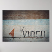 Kinoliebhaber im Stil eines urbanen Loftes Poster (Vorne)