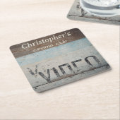 Kinoliebhaber im Stil eines urbanen Loftes Rechteckiger Pappuntersetzer (angewinkelt)