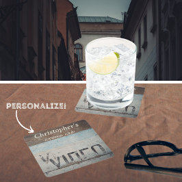 Kinoliebhaber im Stil eines urbanen Loftes Rechteckiger Pappuntersetzer