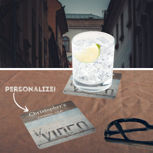 Kinoliebhaber im Stil eines urbanen Loftes Rechteckiger Pappuntersetzer