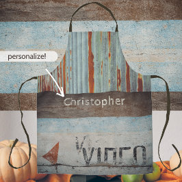 Kinoliebhaber im Stil eines urbanen Loftes Schürze