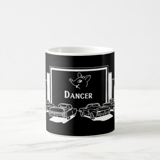 Kinoreindeer - Dancer Kaffeetasse (Mittel)
