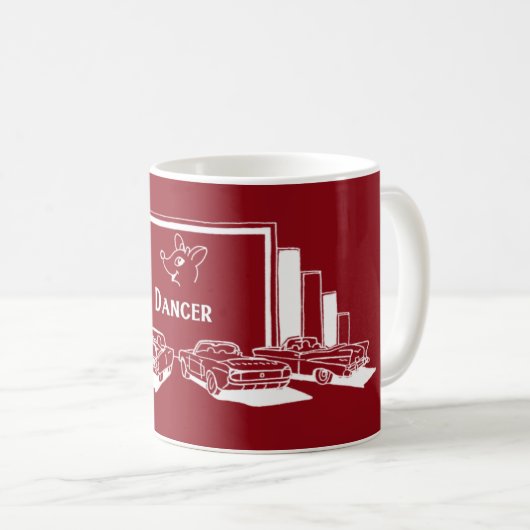 Kinoreindeer - Dancer  Kaffeetasse (VorderseiteRechts)