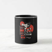 Kinoschauspielerin oder Lover V-Neck Tasse (Zentrum)