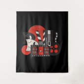 Kinoschauspielerin oder Lover V-Neck Wandteppich (Vorderseite)